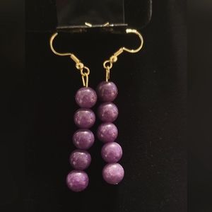 Amethyst Crystal Earrings